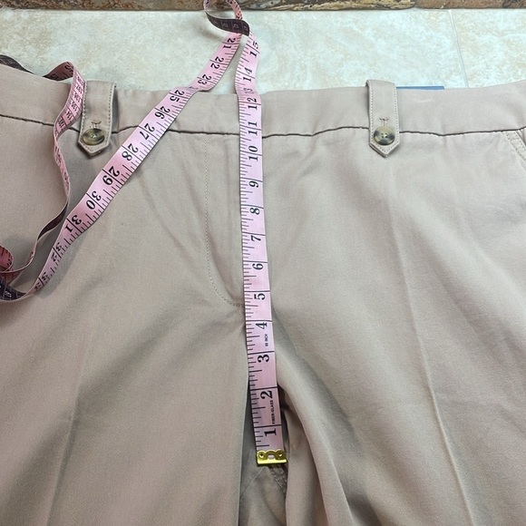 Talbots Women’s Pant High Rise Wide Full Length Leg Zipper Pockets Size 18W Plus - Picture 10 of 13
